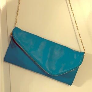 Retro Teal Blue Handbag